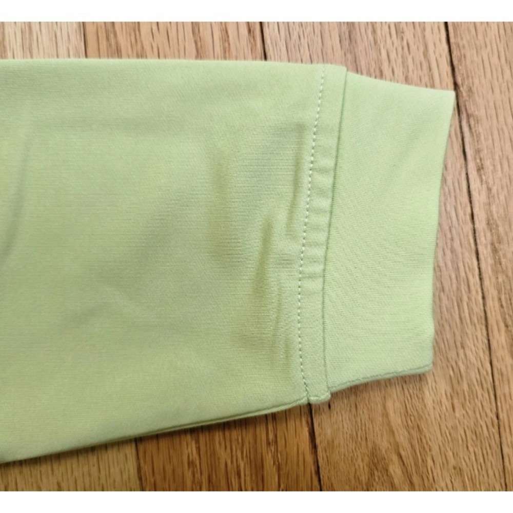 Peter Millar Mens S‎ Crown Sport Perth Melange Performance 1/4 Zip Yellow/Green - Picture 7 of 9
